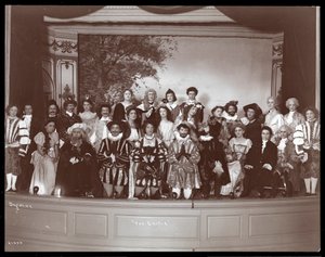 The cast of an amateur production of a play titled The Critic presented at Barnard College, New York